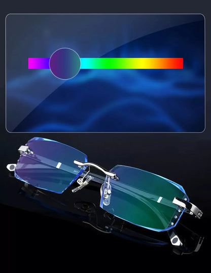 Lentes Multifocales Progresivas Anti Luz Azul UV400 – Ultraligeras y Fotocromáticas