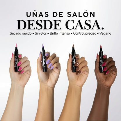 Pack x5 Gel Nail Pens Styleeta – Manicura en Casa sin Lámpara