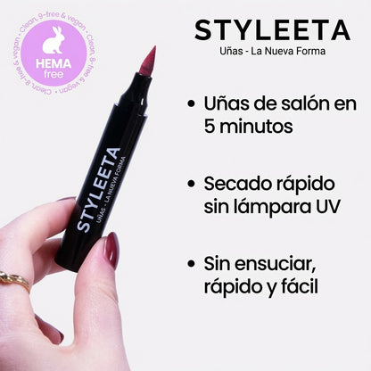 Pack x5 Gel Nail Pens Styleeta – Manicura en Casa sin Lámpara