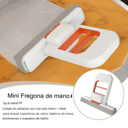 Mini fregona portátil manos libres